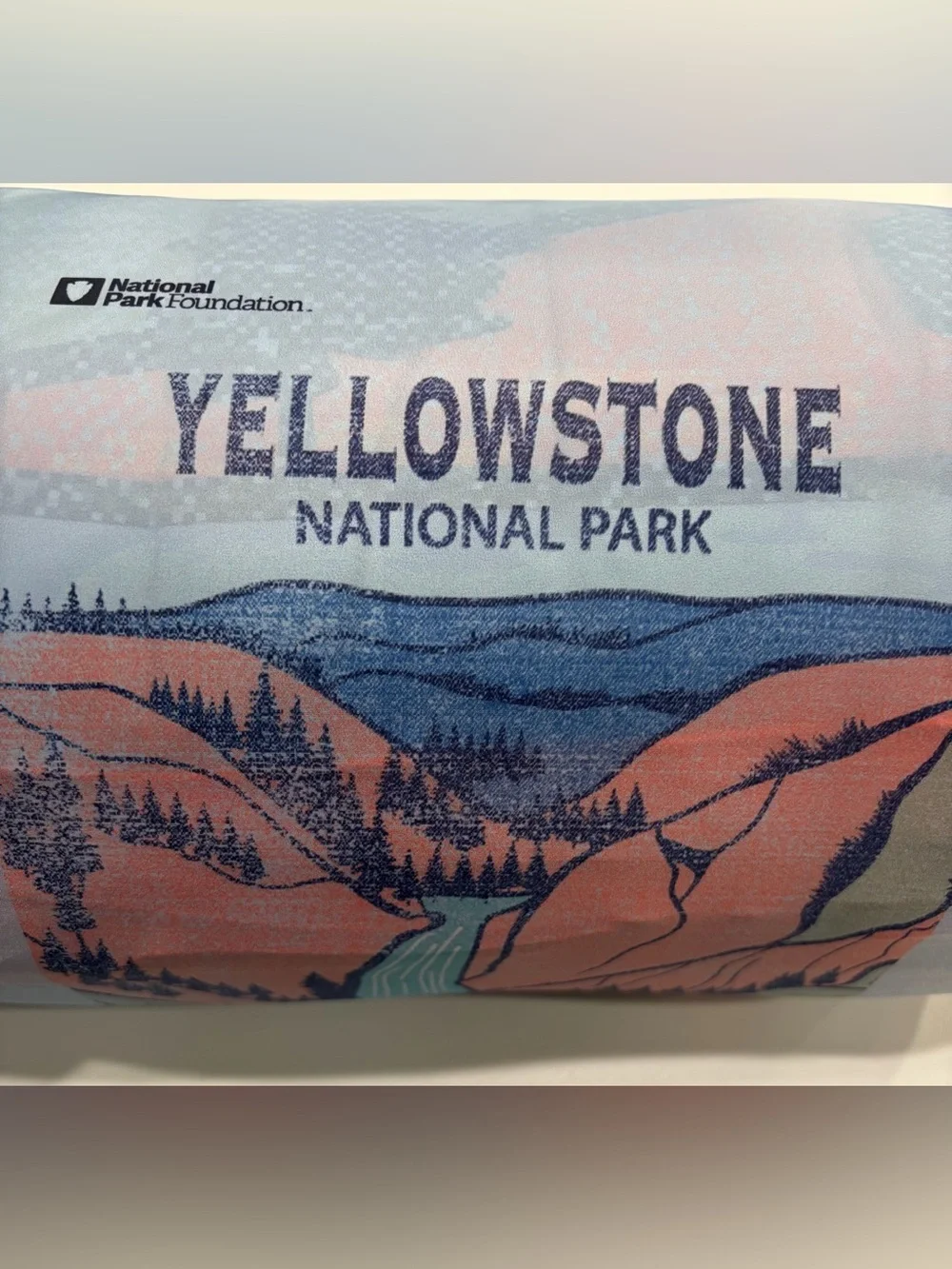 National Park Foundation Packable Camping Blanket Yellowstone NP 70x50